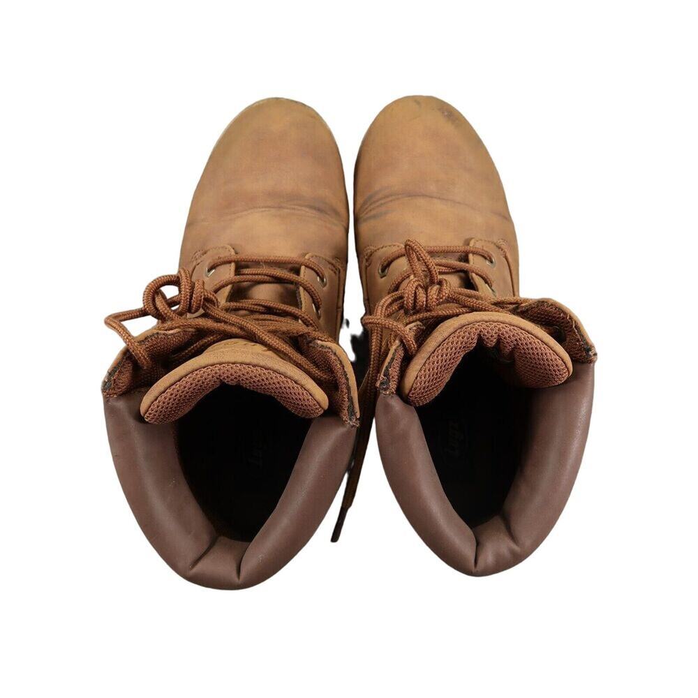 Lugz Shoes Womens 8 Boots Combat Work Lace Up Outdoor Convoy Brown Lug Sole Mid - Picture 10 of 16